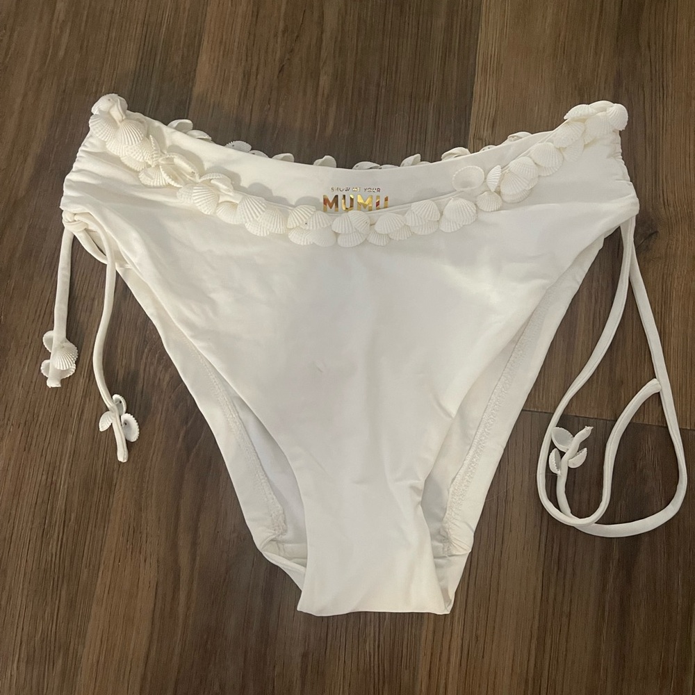 NWOT Show Me Your Mumu Seychelles Shell Bottoms size Small S bikini swim